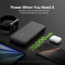 Belkin 30W 20000mAh Power Bank with USB-C Cable - Black thumbnail 6