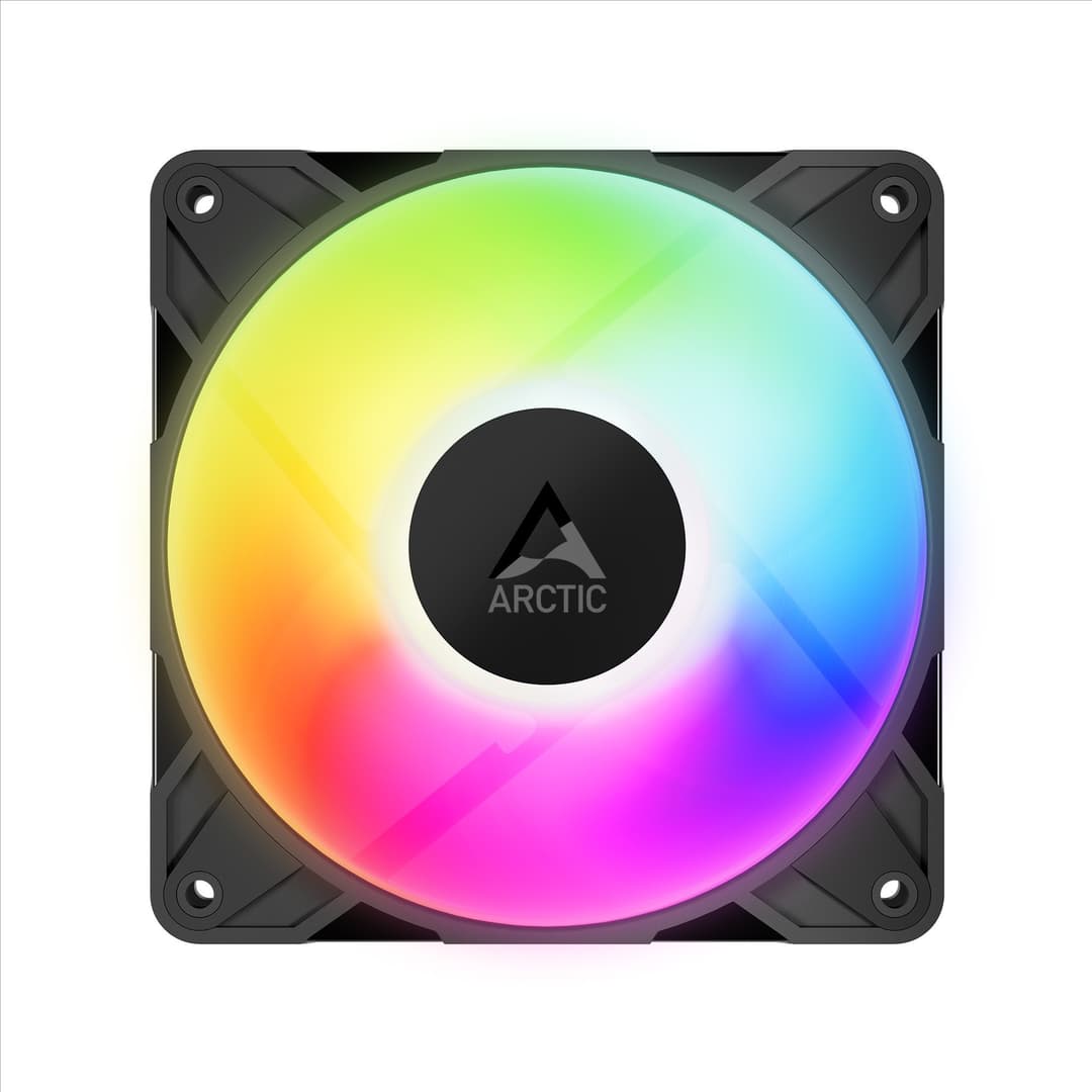 Arctic P12 Pro A-RGB High Static Pressure 120mm PWM Fan - Black Triple Pack - Image 3