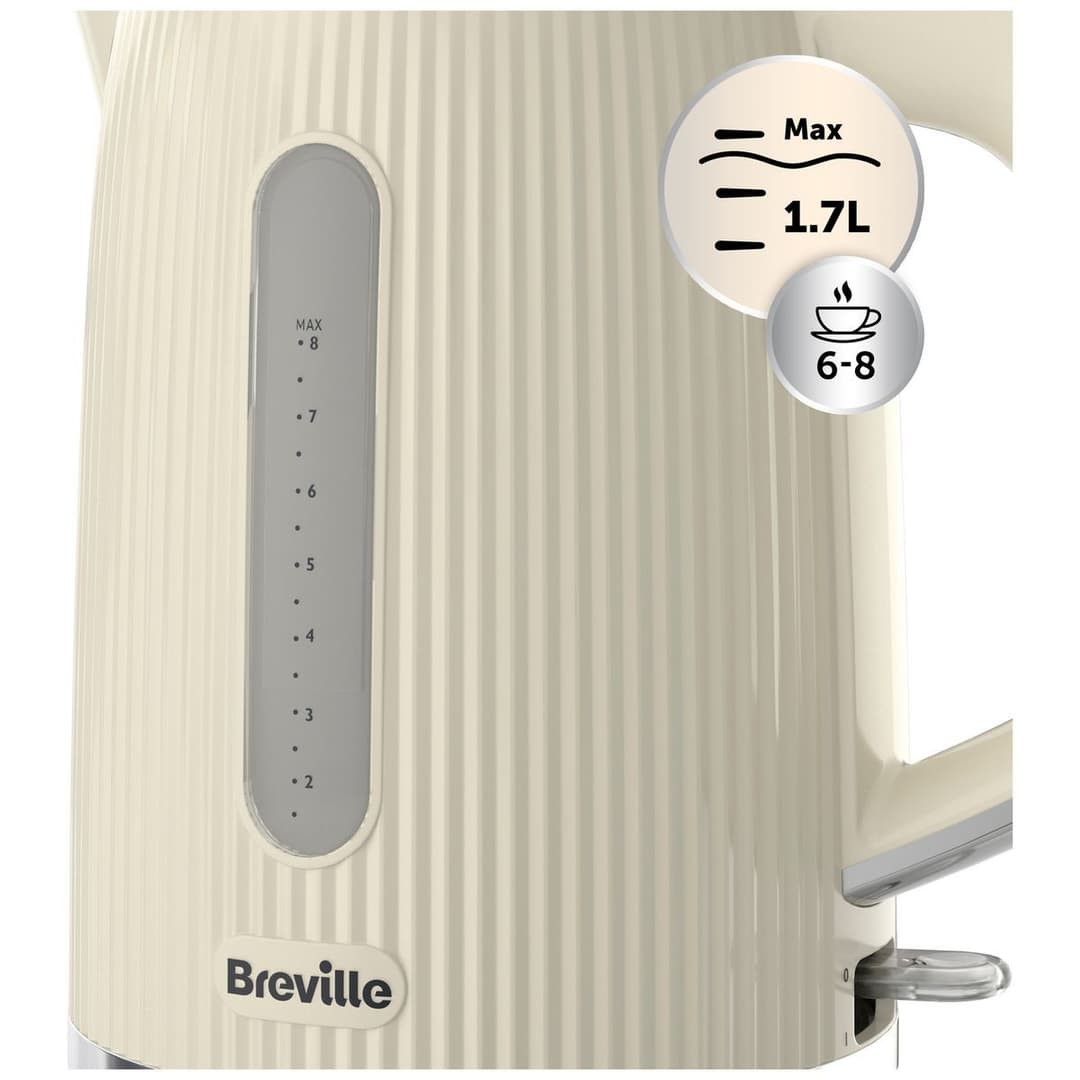 Breville VKT223 Bold Kettle - Cream and Silver - Image 3