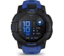 GARMIN Instinct 3 AMOLED Smartwatch 45mm - Black with Bolt Blue Band thumbnail 2
