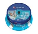 Verbatim CD-R AZO Wide Inkjet Printable 700 MB 52x 25 pc(s) thumbnail 1