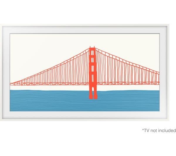 SAMSUNG Modern 85" Customisable Frame Bezel - White