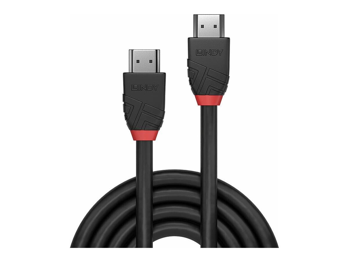 Lindy Black Line 8K60Hz Ultra High Speed HDMI Cable 1m (36771)