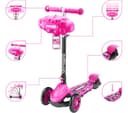XOOTZ Bubble Go Kids' Folding 3 Wheel Kick Scooter with Bubble Machine - Pink thumbnail 6