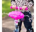 XOOTZ Bubble Go Kids' Folding 3 Wheel Kick Scooter with Bubble Machine - Pink thumbnail 9