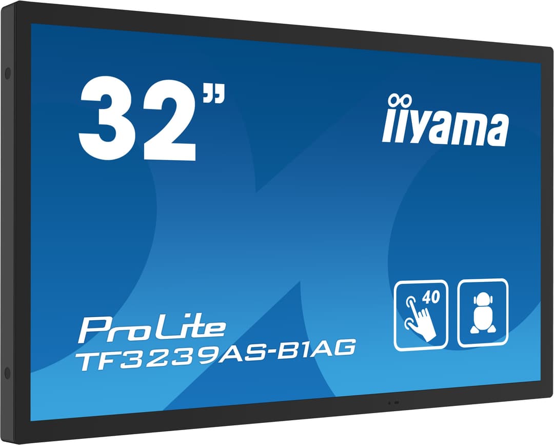 iiyama TF3239AS-B1AG computer monitor 80 cm (31.5") 1920 x 1080 pixels Full HD LED Touchscreen Black - Image 4