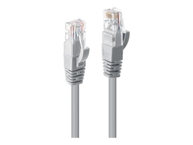 Lindy 3m Cat.6 U/UTP Ethernet Cable, Grey - Image 2
