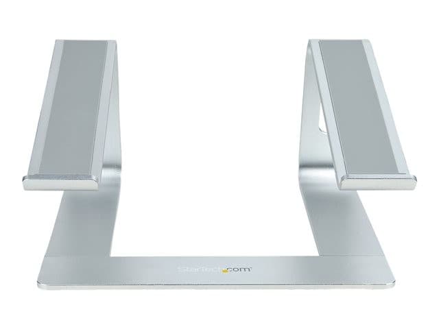 StarTech.com LAPTOP-STAND-SILVER Ergonomic Laptop Stand 13"-17" 16° Angled 5kg Aluminium Silver - Image 2