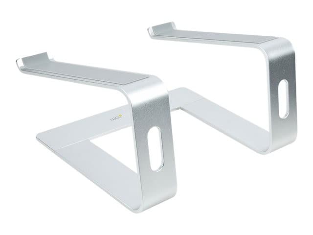 StarTech.com LAPTOP-STAND-SILVER Ergonomic Laptop Stand 13"-17" 16° Angled 5kg Aluminium Silver - Image 3