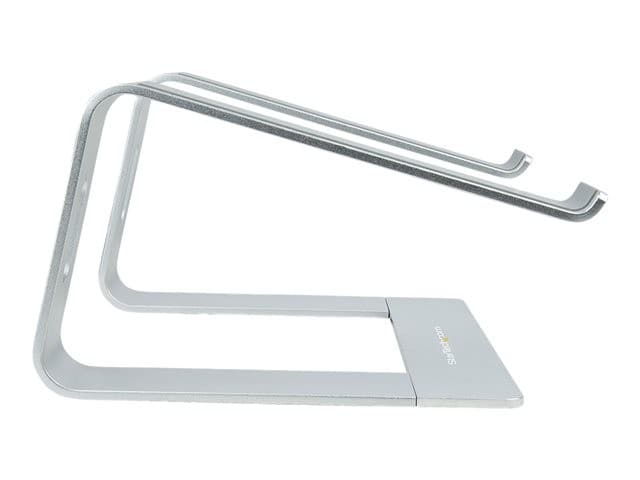 StarTech.com LAPTOP-STAND-SILVER Ergonomic Laptop Stand 13"-17" 16° Angled 5kg Aluminium Silver - Image 4