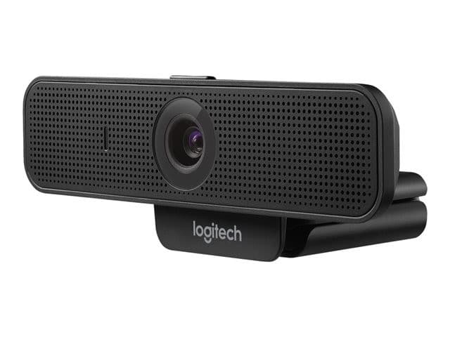 Logitech C925e Business Webcam - Full HD 1080p 30fps, Autofocus, Dual Stereo Mics, Privacy Shutter - Black