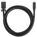Targus ACC1122GLX USB-C to USB-C 10Gbps Screw-In Cable - 1.8m, Black thumbnail 1