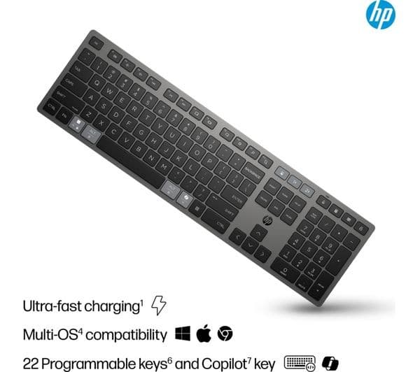 HP 720 Keyboard Nightfall Black