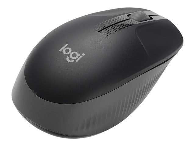 Logitech M190 Full-Size Wireless Mouse - Mid Grey - Image 4