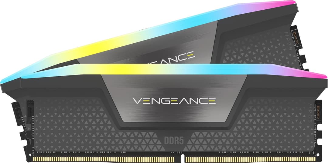 Corsair Vengeance RGB CMH32GX5M2B6400Z32 Memory Kit 32 GB (2 x 16 GB) DDR5 6400 MHz CL32 AMD EXPO / Intel XMP - Grey - Image 2