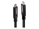 Lindy 43308 5m USB 3.2 Gen 2 Type C Active Cable, 10Gbps, 100W PD, Black thumbnail 2