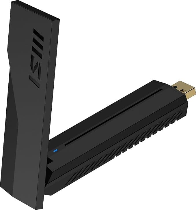 MSI BE6500 WiFi 7 Tri-Band USB 3.2 Adapter Black - Image 2