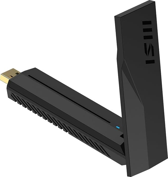 MSI BE6500 WiFi 7 Tri-Band USB 3.2 Adapter Black - Image 3