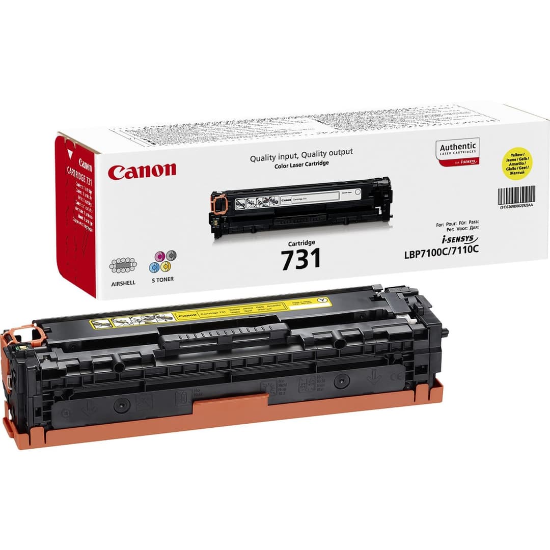 Canon 731 Original Toner Cartridge Yellow 1 pc(s) - 1,500 Pages, for i-SENSYS LBP7100Cn/LBP7110Cw - Image 3