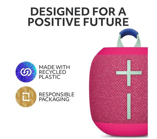 ULTIMATE EARS WONDERBOOM 4 Portable Bluetooth Speaker - Pink - Image 6