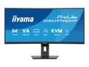 iiyama ProLite XCB3497WQSNP-B1 34" Curved UWQHD 3440 x 1440 120Hz VA LED Monitor with HDR, USB-C Dock, KVM Switch and LAN thumbnail 1
