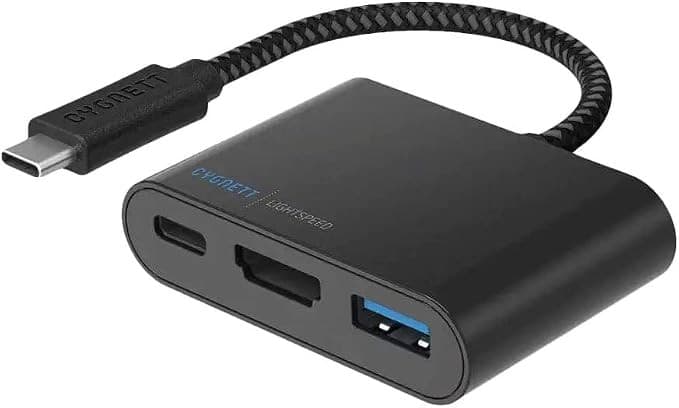 Cygnett CY2053 Flow+ USB-C Multiport Hub Docking Station, 4 Ports, USB 3.1 Gen 1, Up to 5Gbps, Compatible with Apple MacBook and Chromebook