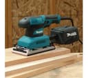 MAKITA BO3710/2 240V 1/3 Sheet Orbital Sander, 190 W, 93 x 228 mm - Blue thumbnail 2