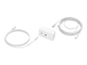 Vision TechConnect TC3-PK5M 4K Flush Mount Faceplate Kit with HDMI & USB Modules 5m White thumbnail 2