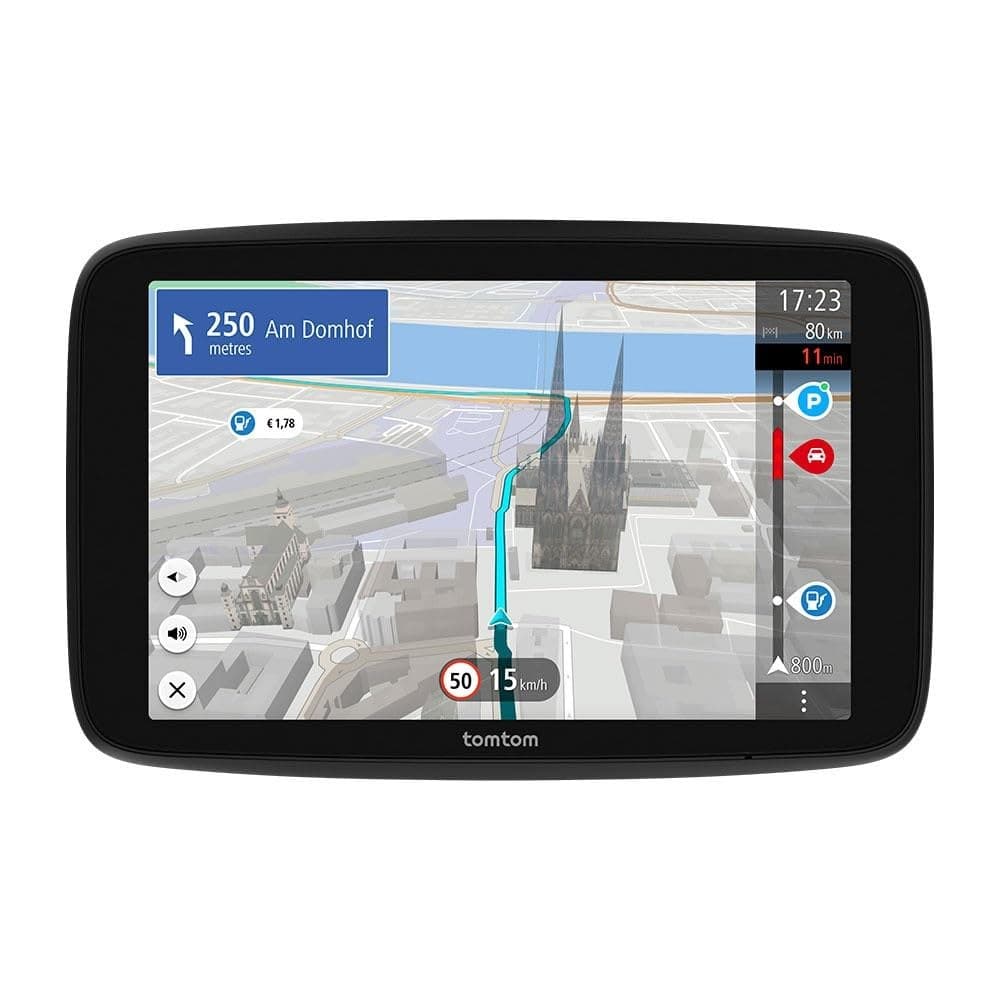 TomTom GO Navigator 7" Car Sat Nav - UK, ROI & Full Europe Maps - Black - Image 1