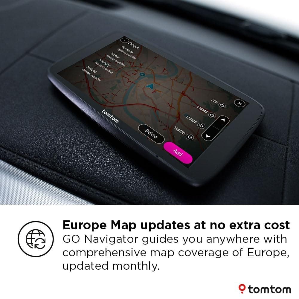 TomTom GO Navigator 7" Car Sat Nav - UK, ROI & Full Europe Maps - Black - Image 4