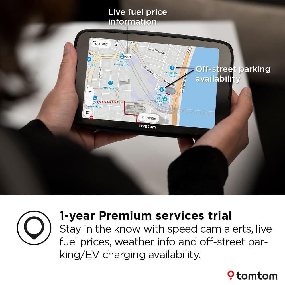 TomTom GO Navigator 7" Car Sat Nav - UK, ROI & Full Europe Maps - Black - Image 7