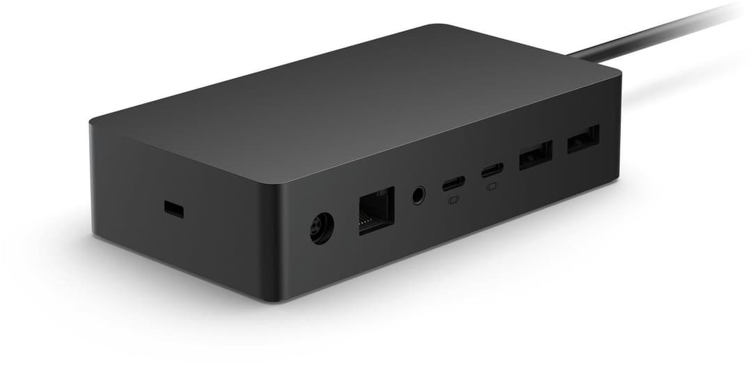 Microsoft Surface Dock 2 (SVS-00002) Docking Station for Surface - 4x USB-C, 2x USB-A, Gigabit Ethernet, 199W - Image 1