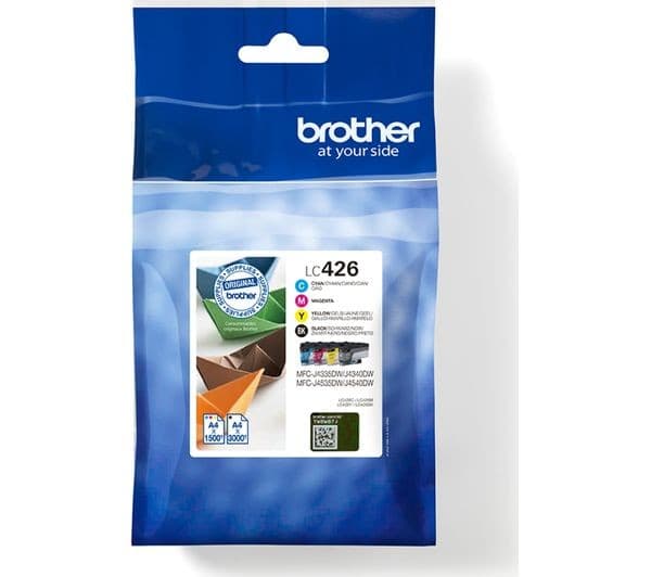BROTHER LC426 Cyan, Magenta, Yellow & Black Ink Cartridges - Multipack - Image 2
