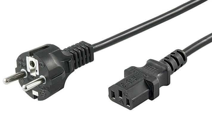 Power Cord CEE 7/7 - C13 1.8m