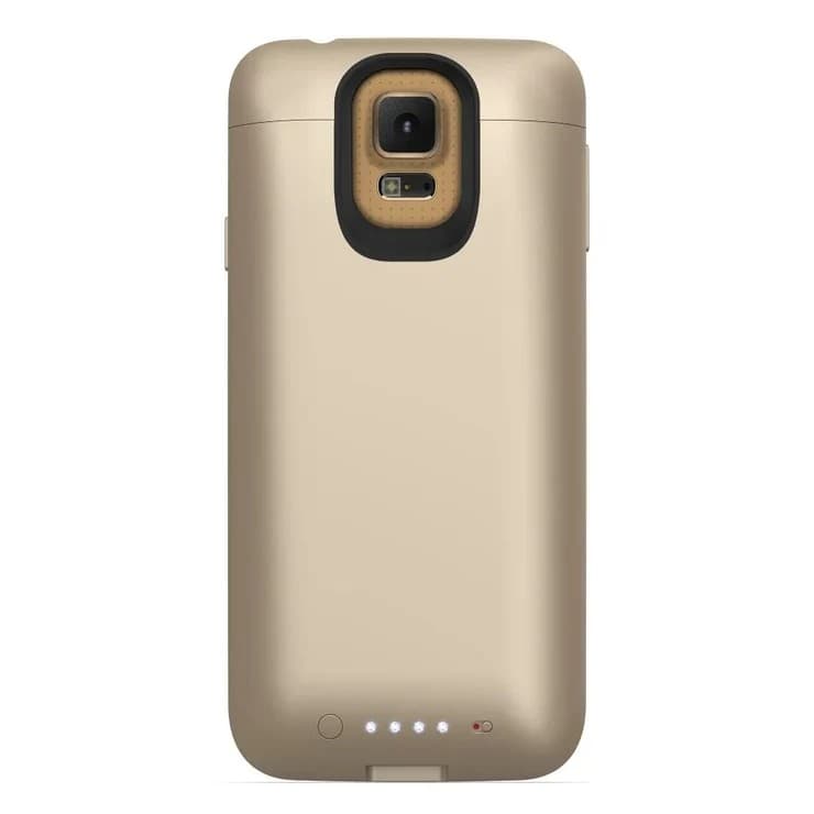 mophie Juice Pack Compact Battery Case for Samsung Galaxy S5 – Gold - Image 3
