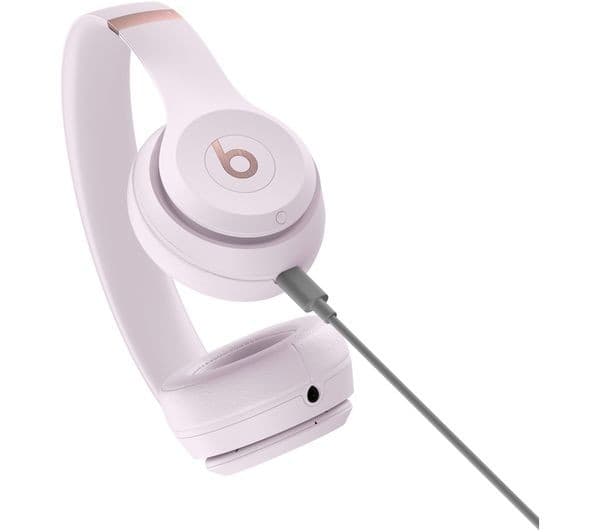 Beats Solo 4 Wireless Bluetooth On-Ear Headphones - Cloud Pink - Image 5