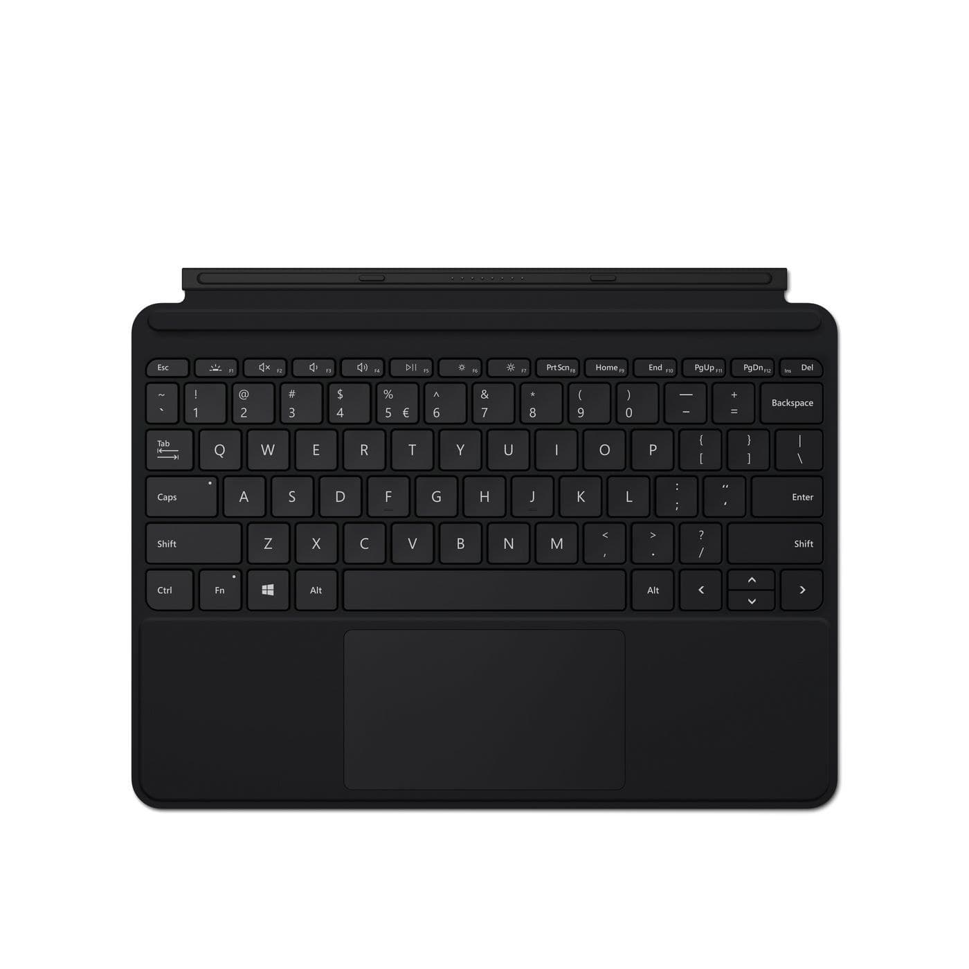 Microsoft Surface Go Type Cover - Black, English International (QWERTY) Layout