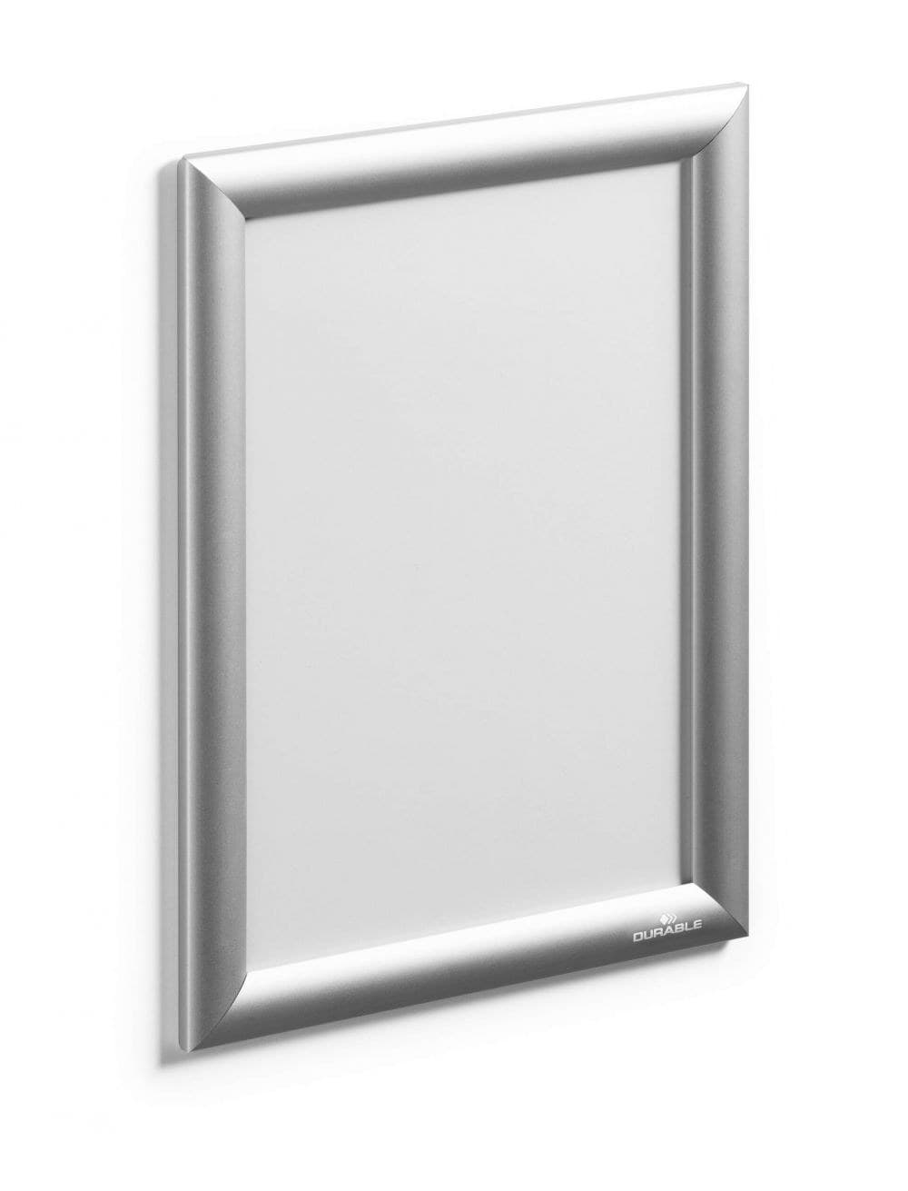 Durable Aluminium Snap Frame Retail Clip Poster Holder Notice Board A4 Silver - Image 1