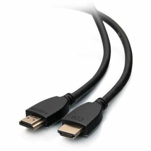 C2G 50611 4K UHD High Speed HDMI Cable (60Hz) with Ethernet for 4K Devices  TVs  Laptops  and Chromebooks  Black (12 Feet  3.65 Meters) - Image 1