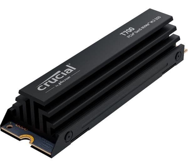 Crucial T700 PCIe Gen5 NVMe M.2 Internal SSD - 2 TB With Heatsink - Image 2