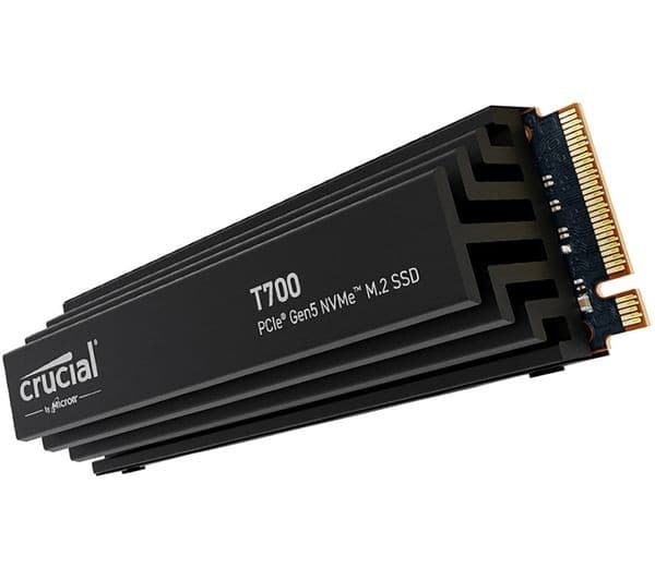 Crucial T700 PCIe Gen5 NVMe M.2 Internal SSD - 2 TB With Heatsink - Image 3