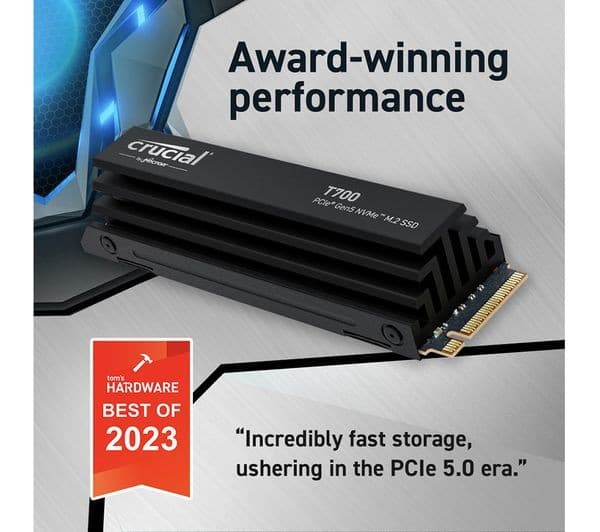 Crucial T700 PCIe Gen5 NVMe M.2 Internal SSD - 2 TB With Heatsink - Image 10