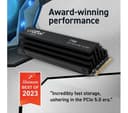 Crucial T700 PCIe Gen5 NVMe M.2 Internal SSD - 2 TB With Heatsink thumbnail 10