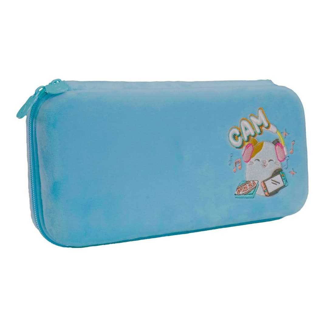 Squishmallows Cam The Cat Plush Travel Case For Nintendo Switch, Switch 2, OLED & Lite - Blue - Image 2