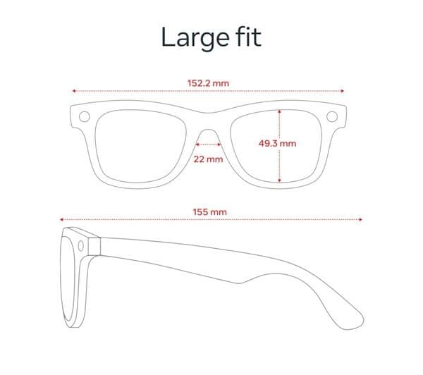 Ray-Ban Meta Wayfarer (Gen 2) Smart Glasses - Matte Black, Polarised Gradient Graphite Lenses - Large - Image 7