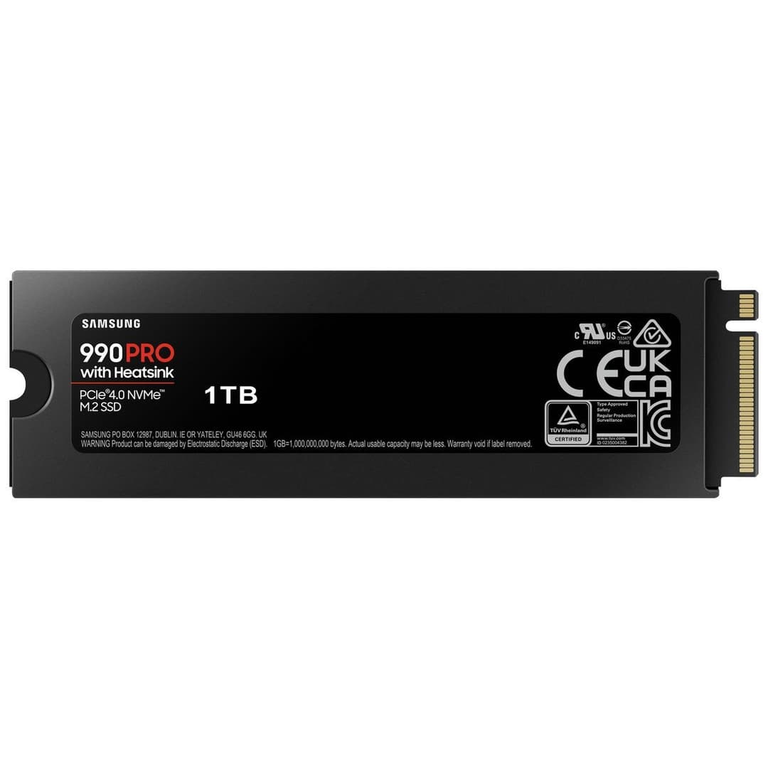 Samsung 990 PRO with Heatsink 1TB PCIe 4.0 NVMe M.2 2280 Internal SSD for PC & PS5 - Image 3