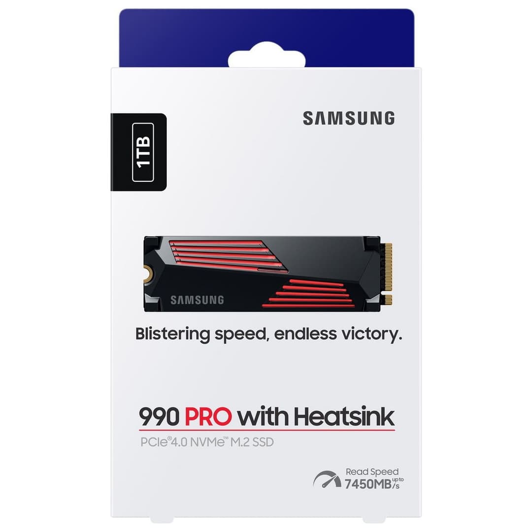 Samsung 990 PRO with Heatsink 1TB PCIe 4.0 NVMe M.2 2280 Internal SSD for PC & PS5 - Image 9