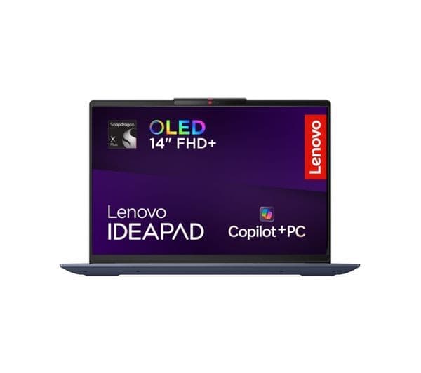Lenovo IdeaPad Slim 5 14" Laptop, Copilot+ PC - Snapdragon X Plus, 16 GB RAM, 512 GB SSD, Abyss Blue