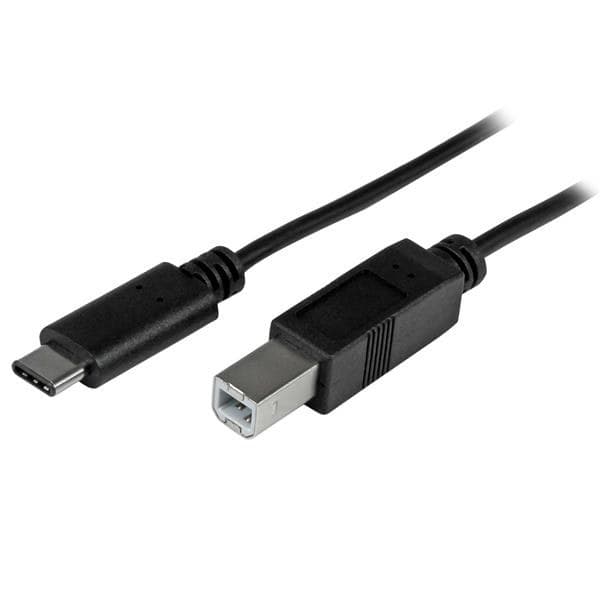 StarTech.com USB-C to USB-B Cable - M/M - 2 m (6 ft.) - USB 2.0 - Image 1