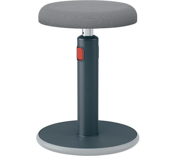 Leitz Ergo Cosy Active Sit-Stand Stool 2-in-1 - Velvet Grey